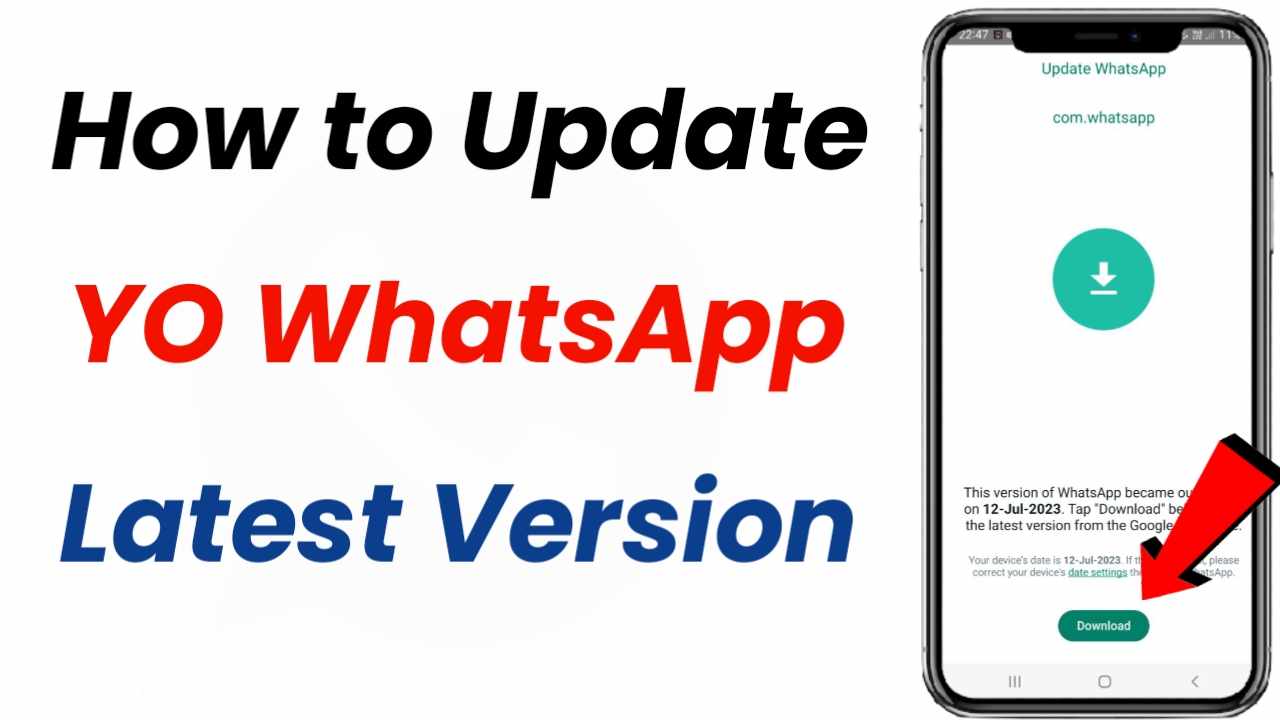 How to Update YO WhatsApp