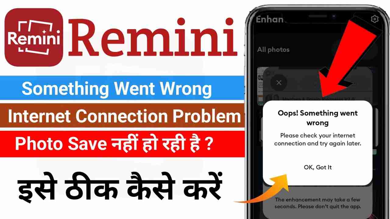 Remini App Internet Connection Problem